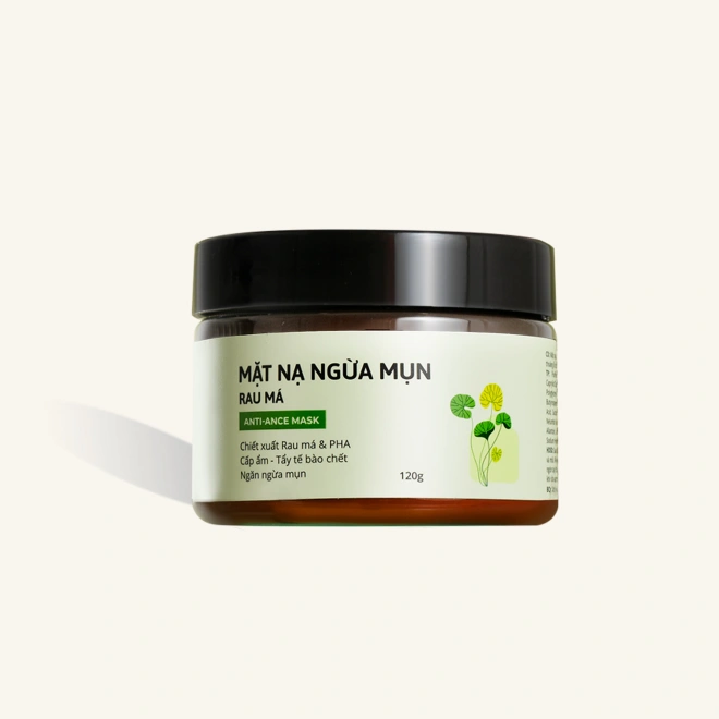 Mặt nạ ngừa mụn Rau Má 