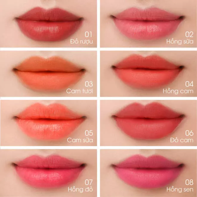 [SET QUÀ TẶNG] Môi xinh (Son màu + Son dưỡng)