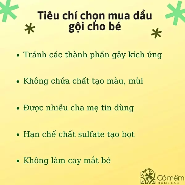 Bật mí 05 dầu gội trị gàu cho bé 99% cha mẹ VIỆT tin dùng