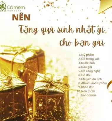 Nên Tặng Quà Sinh Nhật Gì Cho Bạn Gái? 35+Món Quà "Độc Nhất"