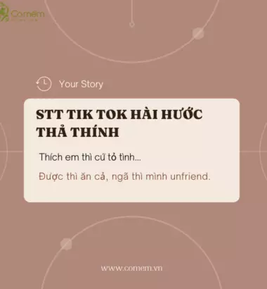 199+ STT Tik Tok Thả Thính Hài Hước, Chất, Ngắn, Ngầu, Vui