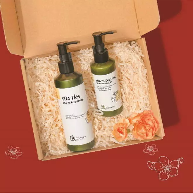 [SET QUÀ TẶNG] Combo Sữa Tắm Dưỡng Thể Sáng Da Sau 4 Tuần