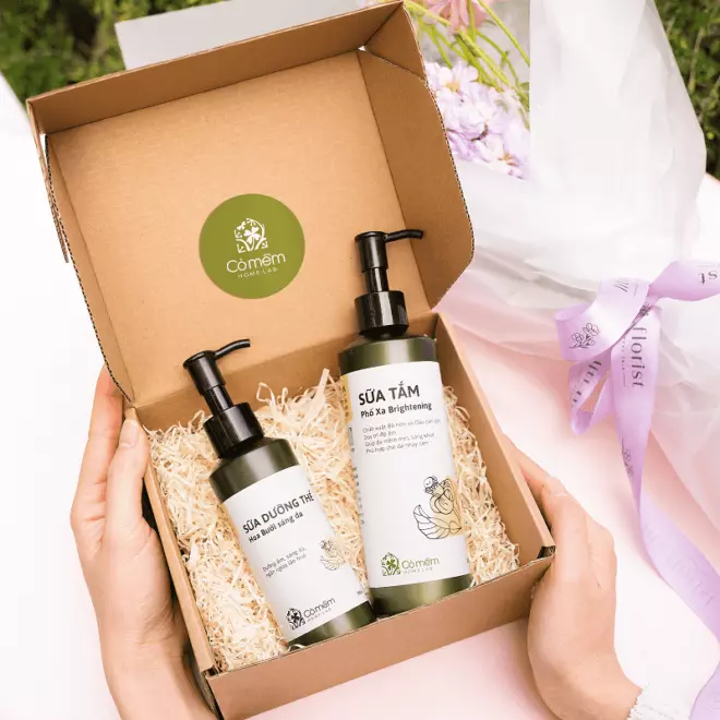 [SET QUÀ TẶNG] Combo Sữa Tắm Dưỡng Thể Sáng Da Sau 4 Tuần