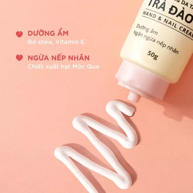 [SET QUÀ TẶNG] Kem Dưỡng Da Tay Trà Đào + Xịt Thơm Body Mist Colors 