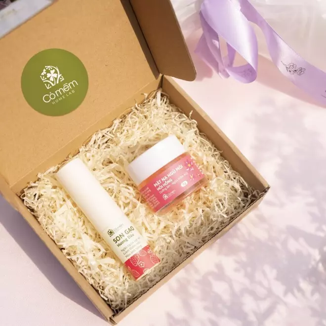 [SET QUÀ TẶNG] Mặt nạ ngủ môi + Son dưỡng dành cho bạn gái