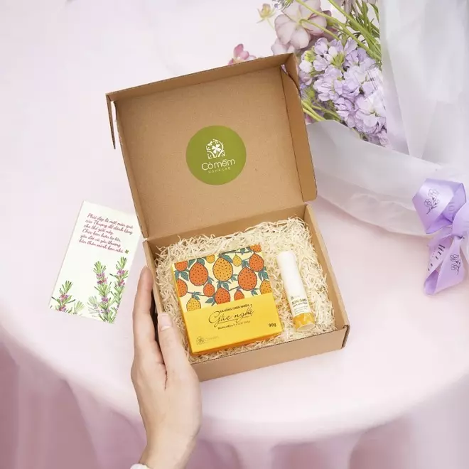 [SET QUÀ TẶNG] Son dưỡng Gạo + Xà bông rửa mặt