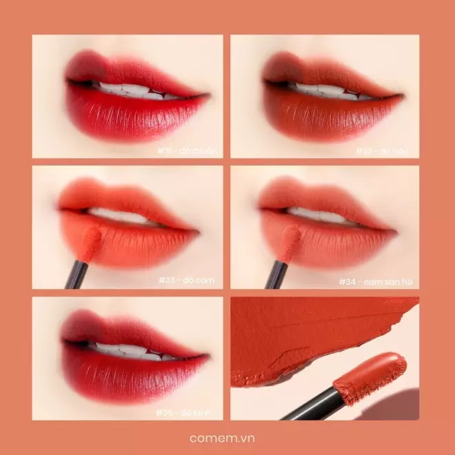 [SET QUÀ TẶNG] Son kem Nhung + son dưỡng + lipscrub