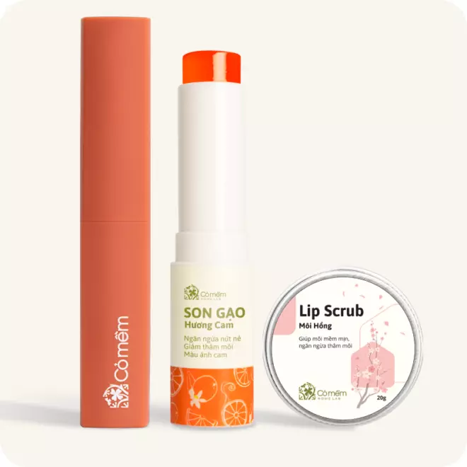 [SET QUÀ TẶNG] Son kem Nhung + son dưỡng + lipscrub