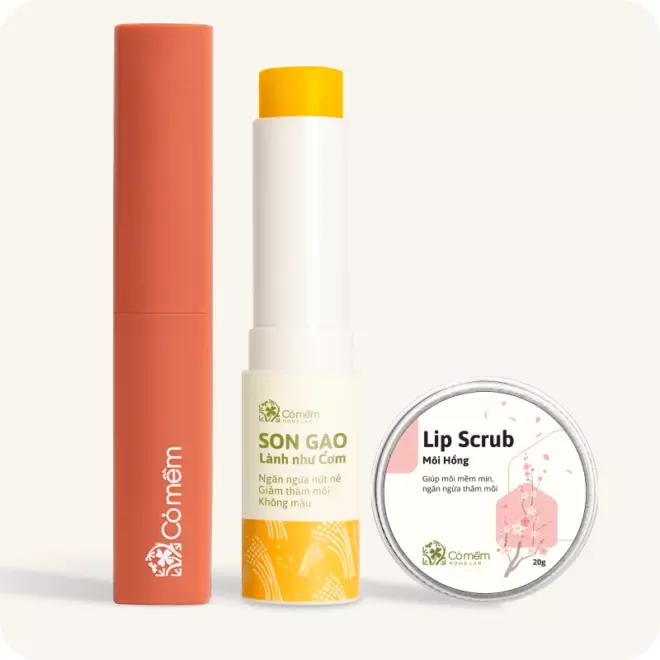 [SET QUÀ TẶNG] Son kem Nhung + son dưỡng + lipscrub