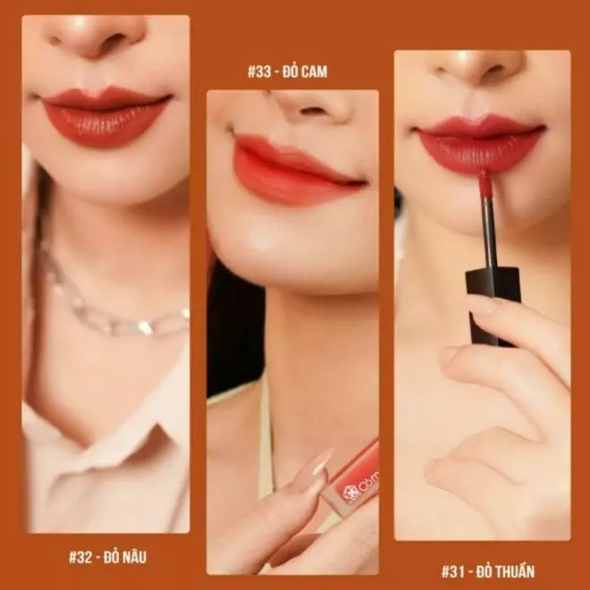 [SET QUÀ TẶNG] Combo 3 màu Son kem Nhung - Lì mượt không silicone