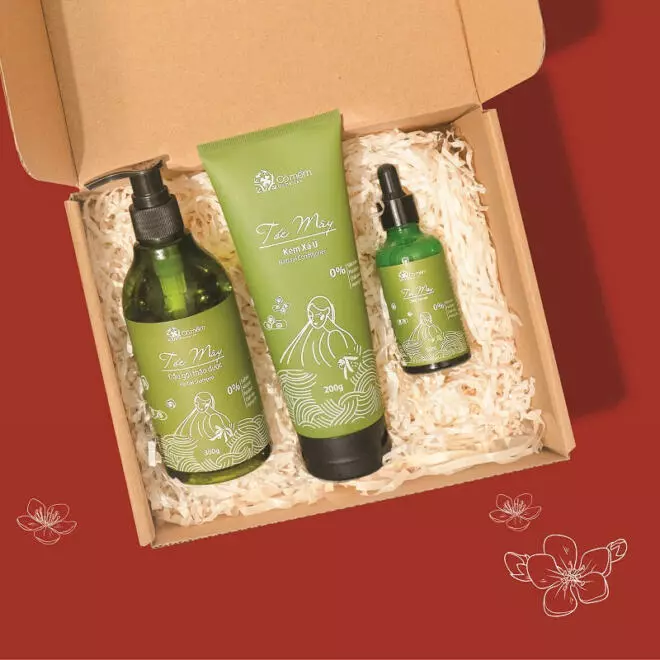 [SET QUÀ TẶNG] Bộ sản phẩm Chăm sóc tóc toàn diện Tóc Mây