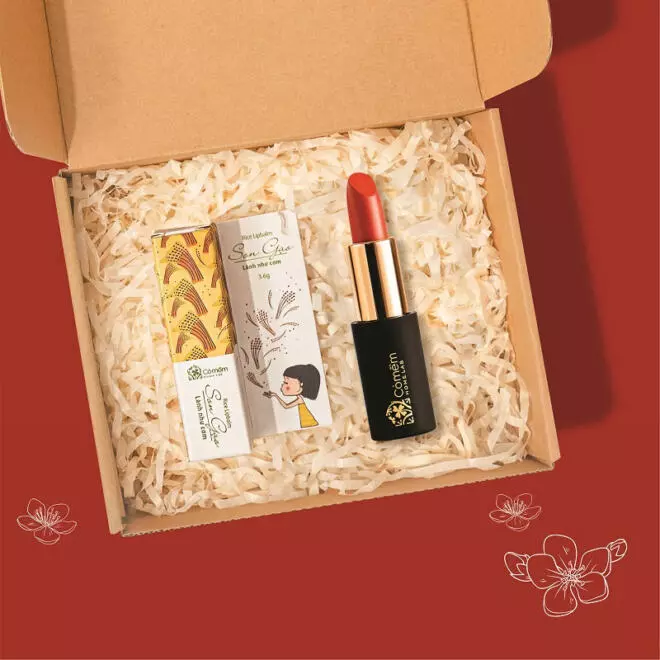 [SET QUÀ TẶNG] Môi xinh (Son màu + Son dưỡng)