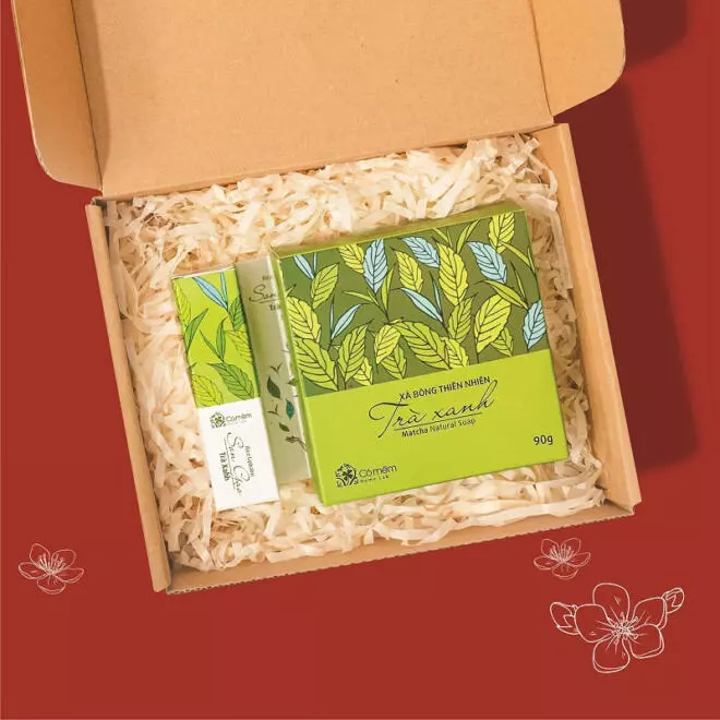 [SET QUÀ TẶNG] Son dưỡng Gạo + Xà bông rửa mặt