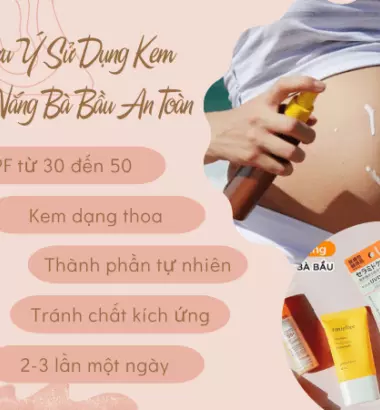 09+ Kem chống nắng dành cho bà bầu "thần dược" bao chị em