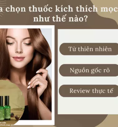 #10 Sản phẩm kích thích mọc tóc được truyền tai nhiều nhất