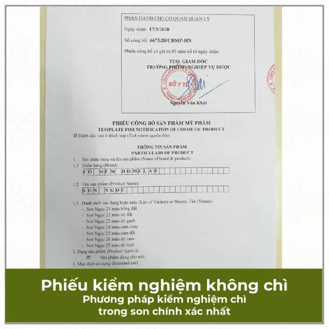 Son Ngọc Không Chì