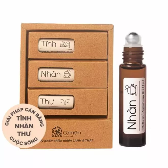 Combo 3 Tinh dầu trị liệu Tĩnh - Nhàn - Thư