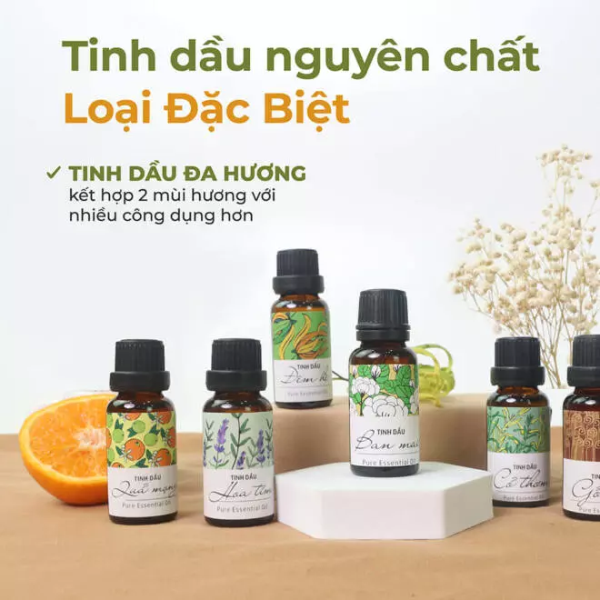 [SET QUÀ TẶNG] Xà bông thiên nhiên + Tinh dầu refill nguyên chất