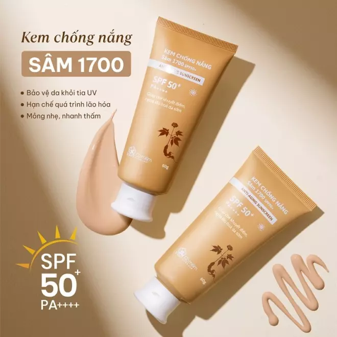 [SET QUÀ TẶNG] Bộ Chăm Sóc Da Sạch Sâu Và Bảo Vệ Da Sâm 1700