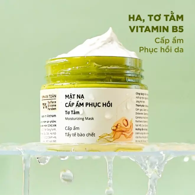 [SET QUÀ TẶNG] Bộ Combo Làm Sạch Và Cấp Ẩm Cho Da Tơ Tằm