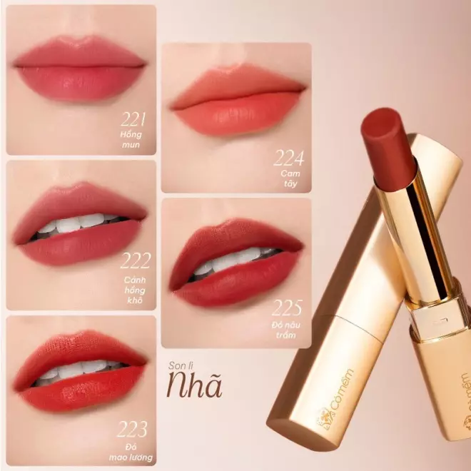 [SET QUÀ TẶNG] Combo chăm sóc môi son cao cấp Nhã Nhiên và Lipscrub