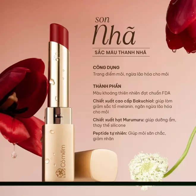 [SET QUÀ TẶNG] Combo chăm sóc môi son cao cấp Nhã Nhiên và Lipscrub