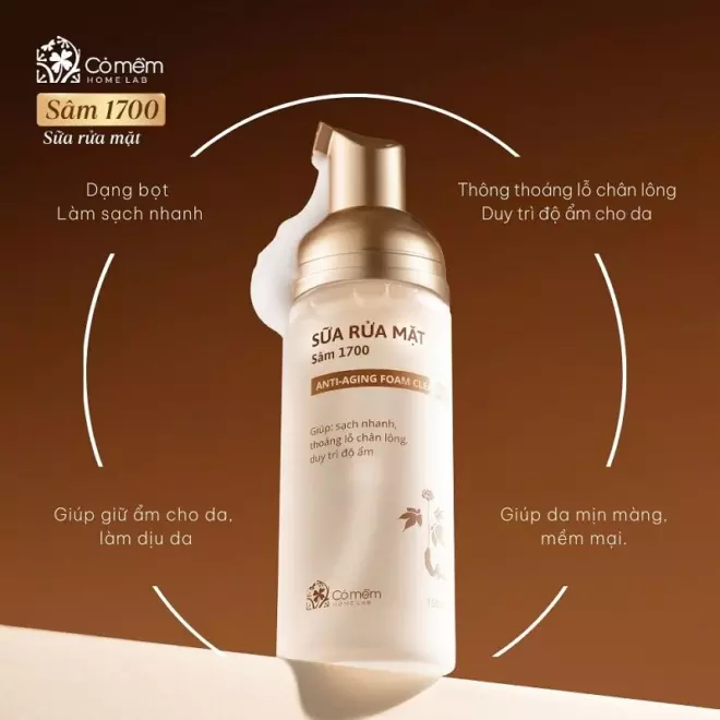 [SET QUÀ TẶNG] Combo 2 Sản Phẩm Làm Sạch Cấp Ẩm Cho Da Sâm 1700