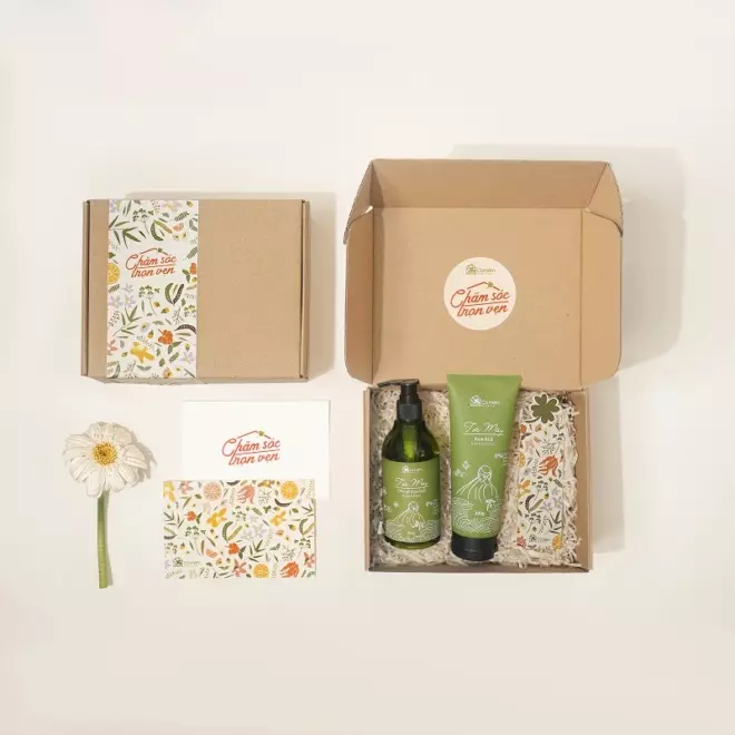 [SET QUÀ TẶNG] Bộ sản phẩm Gội xả thảo dược Tóc Mây - Tóc khỏe từ gốc, giảm gãy rụng