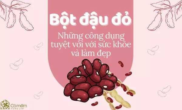 Bột đậu đỏ: Những công dụng tuyệt vời của bột đậu đỏ đối với sức khỏe và làm đẹp