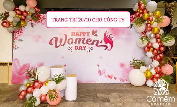 Gợi ý trang trí 20/10 cho công ty chuyên nghiệp và độc đáo