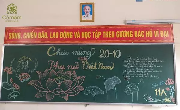 Lưu ngay những mẫu trang trí bảng 20/10 ý nghĩa nhất cho lớp học